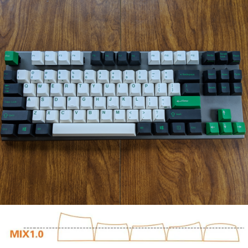 Keycap Profile MIX1.0 là gì? Profile MIX1.0 so với các loại profile khác
