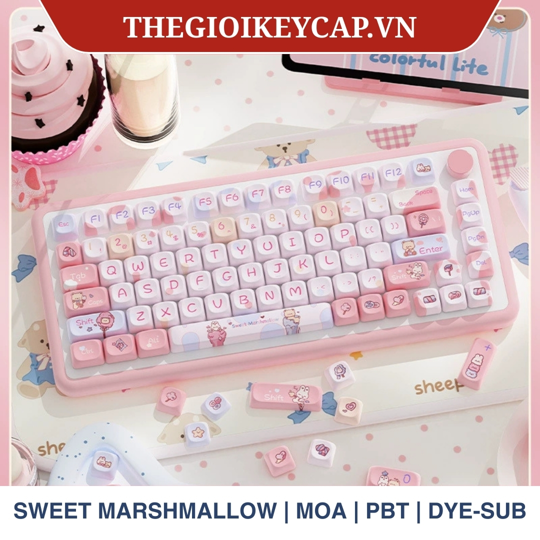 Keycap Sweet Marshmallow