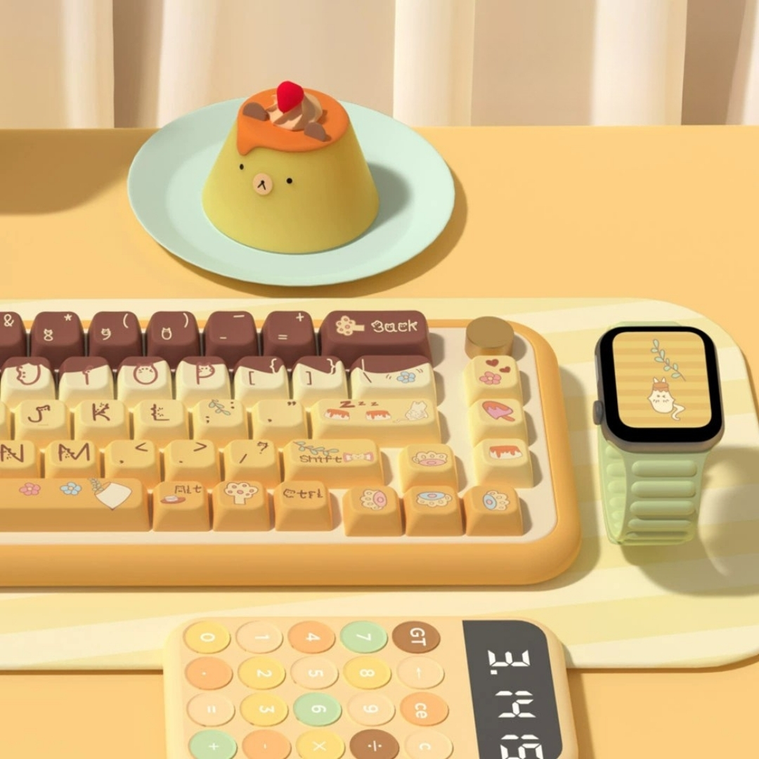 Keycap Pudding Cat