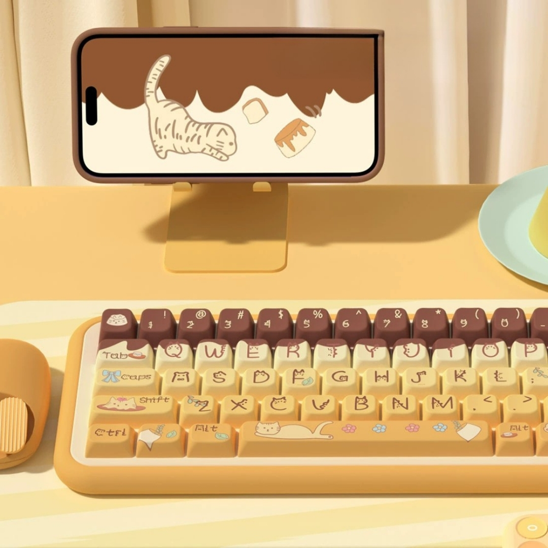 Keycap Pudding Cat