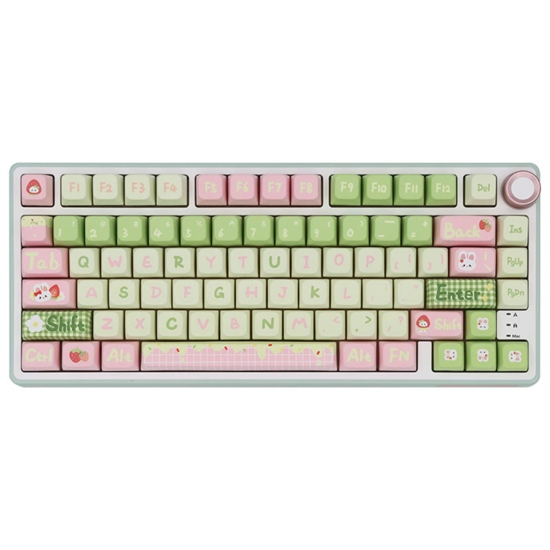 Keycap Strawberry Milk Rabbit