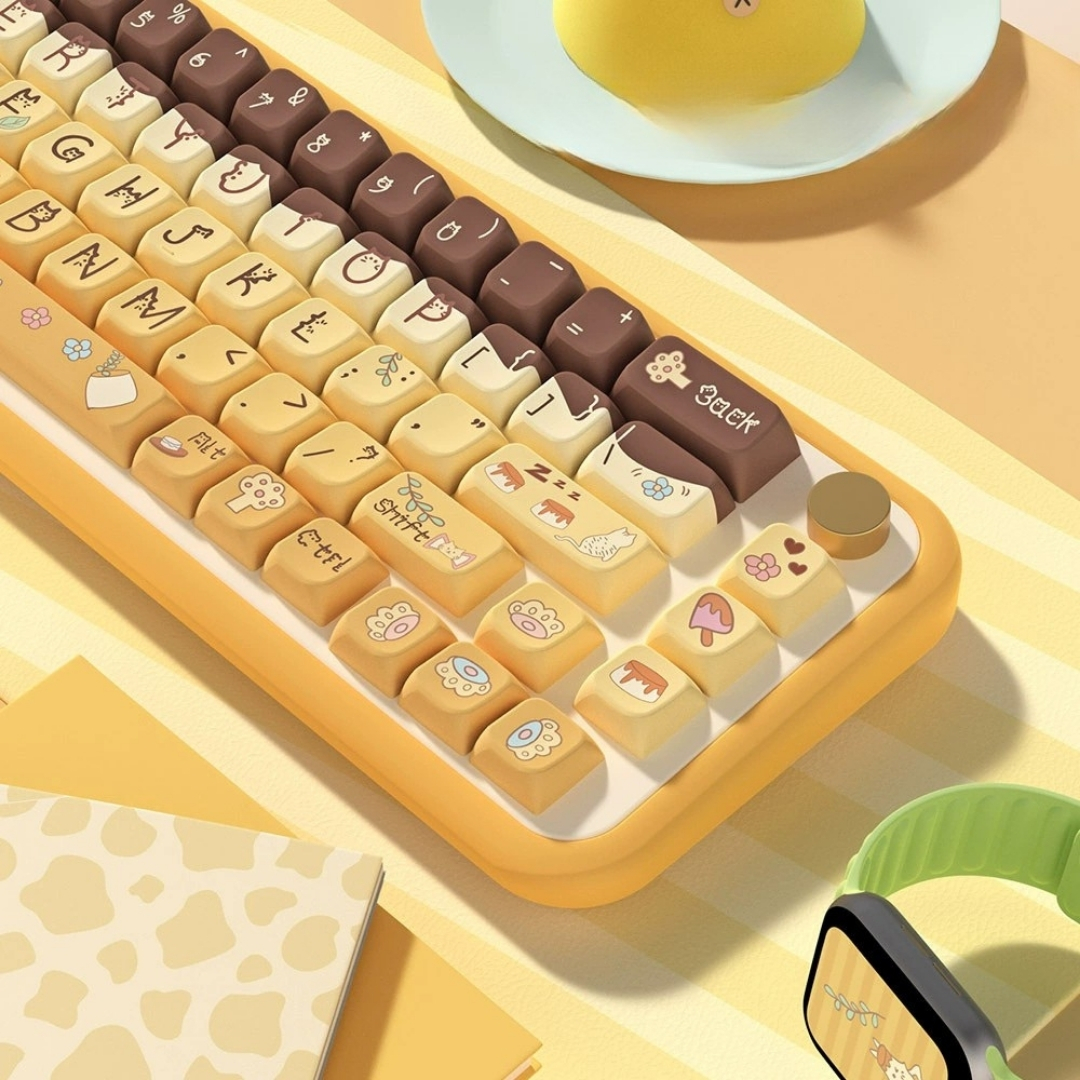Keycap Pudding Cat